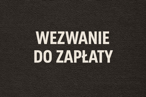 Wezwanie do zapłaty